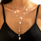 18K Gold-Plated Pearl Necklace