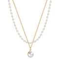 Summer Double-layer Pearls Necklace INS Fashion Clavicle Chain