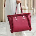 MKF Liza with Faux Fur Women Tote Bag by Mia K