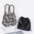 Metallic Beaded Petite Party Swing Bag