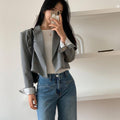 Retro High Waist Slimming Jeans Women