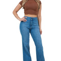 Harley Wide Leg Med Blue- Inseam 32