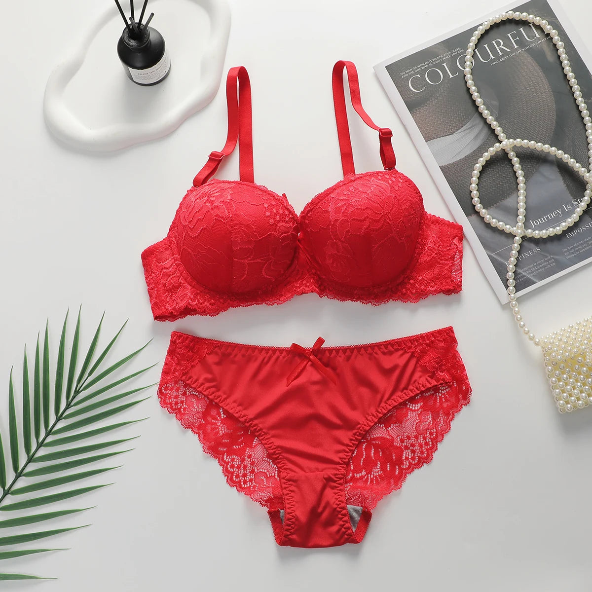 2-piece Sexy multi-color Lingerie Set For Women
