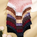 5Pcs/set Women Cotton Panties Floral Lace Intimate Underwear Trendy