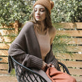 Bat Sleeve Knit Cardigan